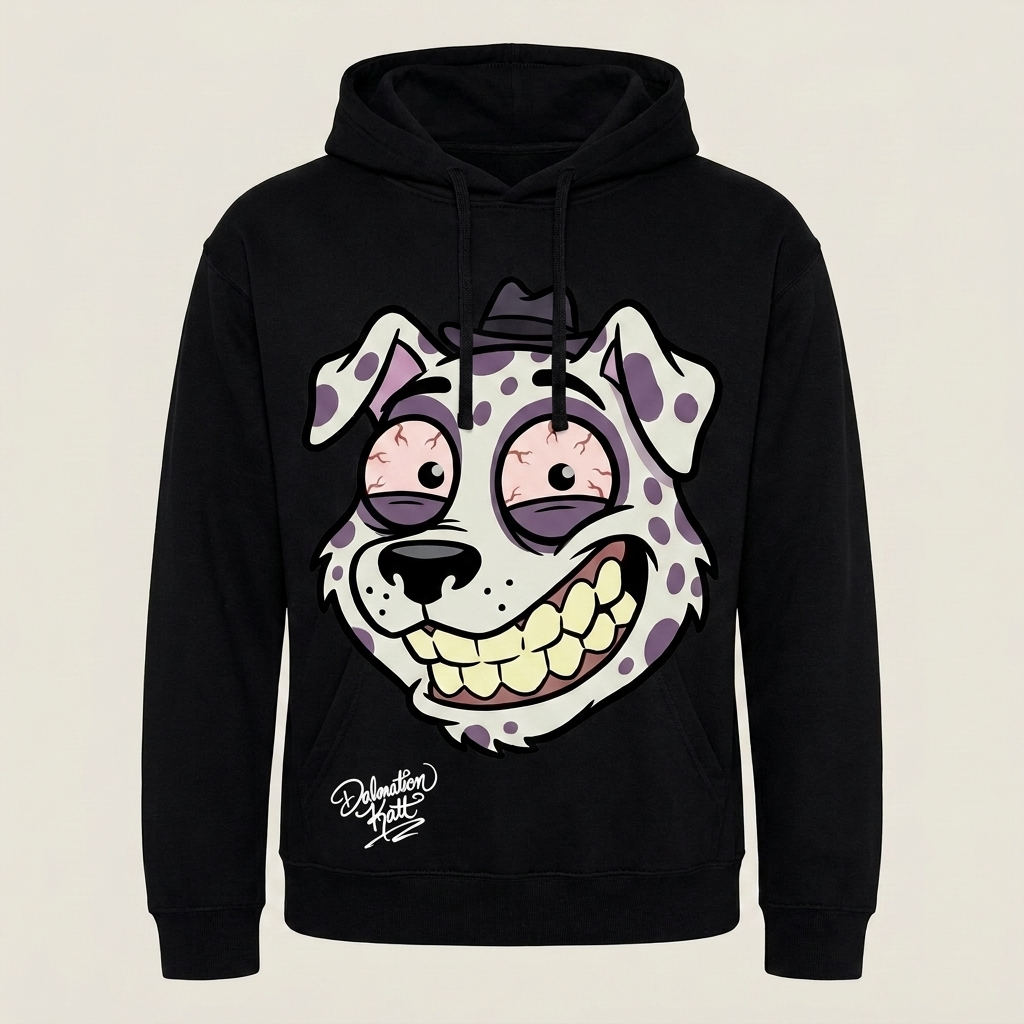 Dalmatian Katt Hoodie